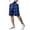 L172-Blue, variant on xfsWaSs Men's Casual Shorts Classic Plaid Straight Leg Shorts Drawstring Elastic Waist Summer Shorts With Pockets Soft Breathable Bottoms Sports Short Pants