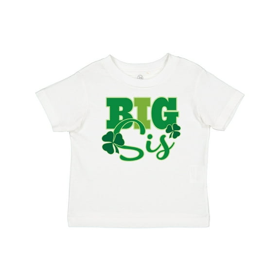 Inktastic Big Sis Irish St Patricks Sister Girls Baby T-Shirt