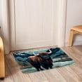 thumbnail image 6 of Yak Polyester Non-Slip Machine Washable Bath Rugs Office Mat Floor Mats, 6 of 6