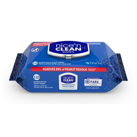 Nice 'n Clean Antibacterial Hand Wipes, 110 Ct