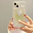 thumbnail image 5 of Funda de silicona transparente para iPhone, carcasa de lujo, rosa, Tuilp, 15, 14, 12, 13, 11 Pro Max, X, Xs, Xr, 7, 8, 15Plus, SE, 5 of 5
