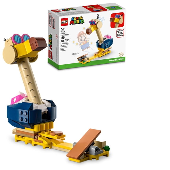 LEGO Super Mario Conkdor's Noggin Bopper Expansion Set 71414 Buildable Super Mario Toy for 6 Year Olds, Perfect Gift for Fans of Super Mario Bros