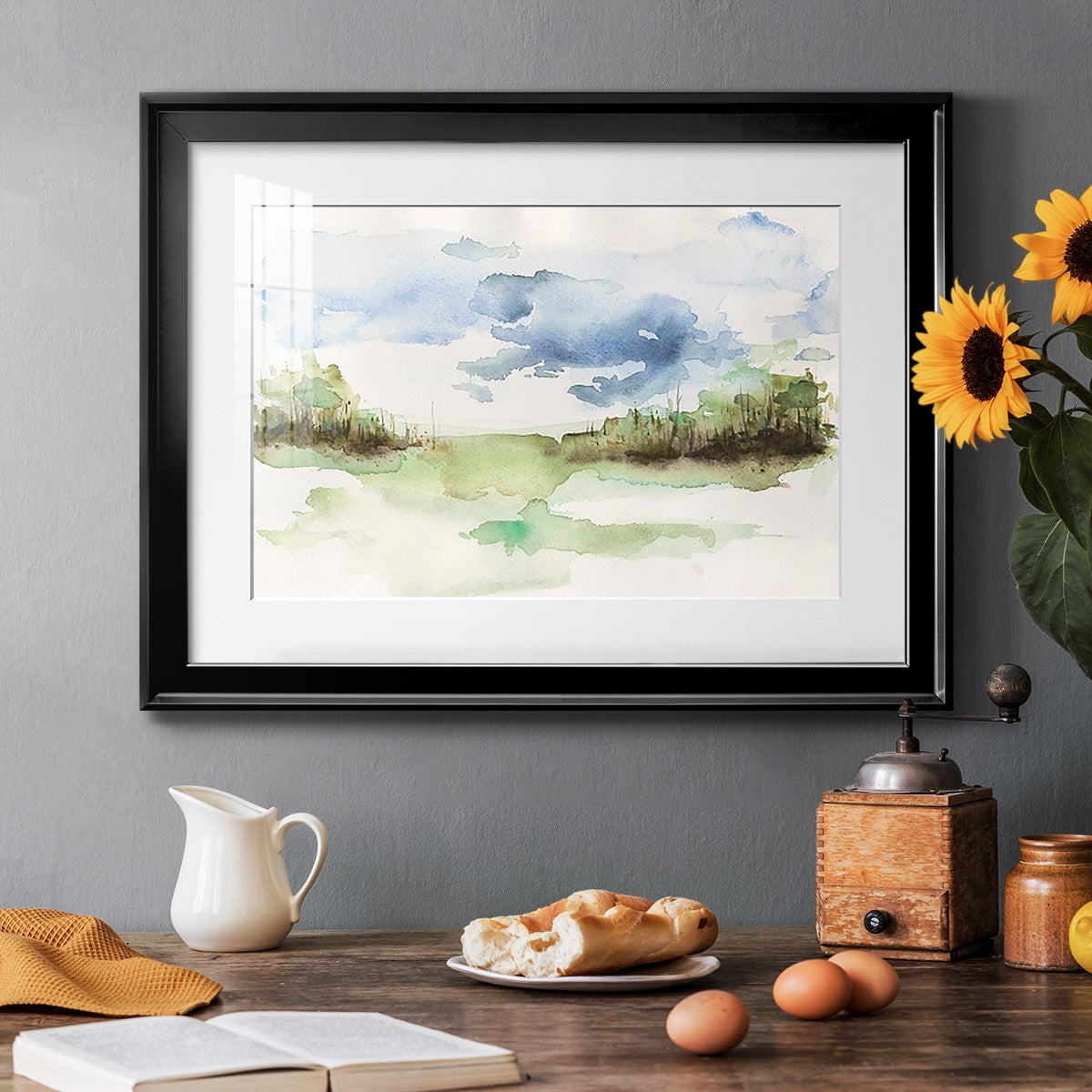Brush Thickets I Premium Framed Print - Ready to Hang