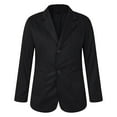 thumbnail image 5 of Zshosam Mens Casual Sport Coats Two Buttons Lightweight Business Sport Blazer(Black,L), 5 of 5