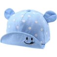 thumbnail image 1 of Gorra de algodón para bebé para niña, niño, sombrero para el sol, gorra ajustable, primavera, verano, otoño de 6 a 24 meses Excelente Rendimiento, 1 of 5