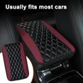 thumbnail image 5 of Yazoeia Car Center Console Cushion Pad, Universal 12.60''×7.24''Leather Waterproof Auto Armrest Seat Storage Box Cover Protector, Interior Decor and Protection Accessories for Most Car CJC912-115731, 5 of 5