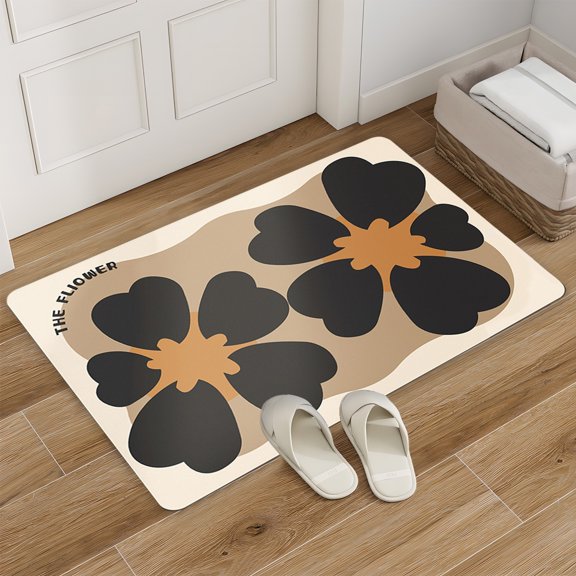 Tapete de Diatomita para Baño, Absorbente, para Puerta o Baño. Tapete Antideslizante de Diatomita para Pies. Tapete Absorbente de Secado.