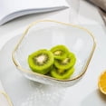 thumbnail image 2 of Transparent Kitchen Fruit Bowls, Salad Glass Tableware, Food Plate for Dining, Bar, Home, Garden, Fruit Plates (Phnom Penh-400ml), 2 of 7