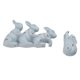 thumbnail image 4 of Easter Bunny Figurine Saved By a Hare Sculpture for Creative Resin Desktop Decor for Home Bedroom Office Garden Decoration Supplies, 4 of 5
