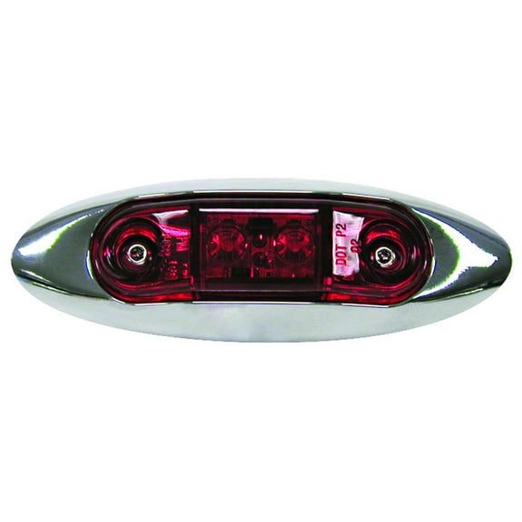 Anderson LED Clearance/Side Marker Light Kit with Chrome Bezel