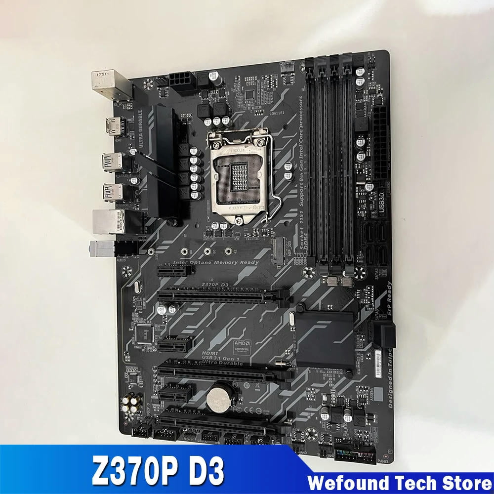 For Motherboard Deluxe board 8th Gen 1151DDR4 SATA3.0 M.2 Z370P D3