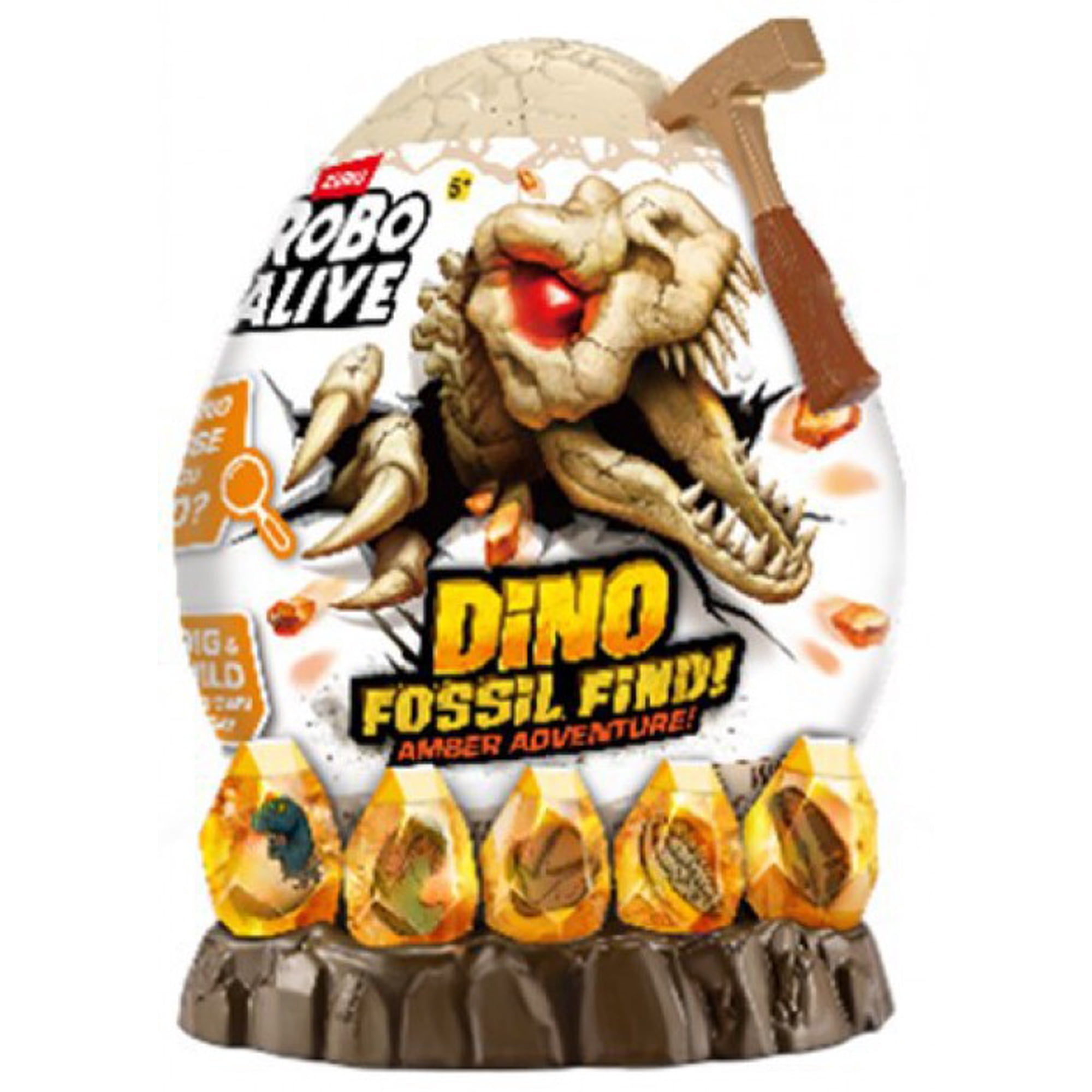Robo Alive Fossil Find! AMBER ADVENTURE Mystery Pack (RANDOM DINO)