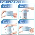thumbnail image 4 of HYTRIC Travel Electric Kettle, 700ML Foldable Small Electric Kettle BPA-Free, Portable Kettle with Multifunctional Panel, Collapsible Hot Water Kettl, 4 of 7