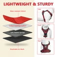 thumbnail image 5 of PoyPet Dog Harness,[Release at Neck] No-Pull Pet Harness with Easy Control Handle,Adjustable Reflective No-Choke Soft Pet Oxford Vest for Small Medium Large Dogs(Checkered Red,M), 5 of 9