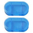 thumbnail image 1 of CSChome Pill Box Transparent Box Set: Avoid Light Compartmentalized Portable Carry on Ideal for Dispenser Household Supplies Storage, 1 of 7