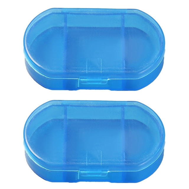 CSChome Pill Box Transparent Box Set: Avoid Light Compartmentalized Portable Carry on Ideal for Dispenser Household Supplies Storage