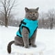 thumbnail image 4 of Chaleco de invierno con arnés integrado Chaqueta de esquí cálida para perros y gatos Ropa para clima frío al aire libre, 4 of 5
