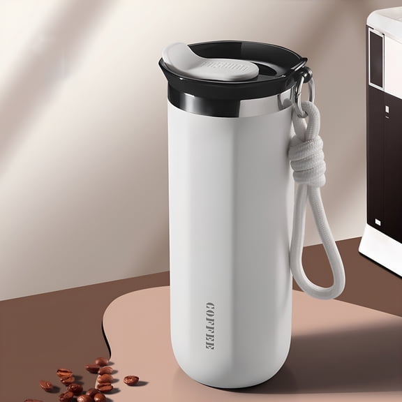 ACDANC Insulated Coffee Mug,Travel Mug with Leak-proof Lid,Vacuum Double-wall Tumbler,Stainless Steel Thermal Cup for Tea,Hot Cocoa,Cold Beverage,Ice Drinks
