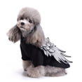 thumbnail image 3 of Ropa de algodón para mascotas Angel Pet, abrigo, ropa de otoño/invierno, negro, talla S Negro S, 3 of 9