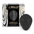 thumbnail image 1 of Esponja Konjac para la cara | Todo natural y reutilizable | Esponja facial Konjac con carbón de bambú activado | Esponja exfoliante suave para el rostro | Limpieza para todo tipo de piel | Biodegradab, 1 of 5