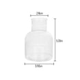 thumbnail image 3 of Potted Plant Pot 1Pcs Clear Plastic Hydroponic Plant Pot Self-Watering Indoor Desktop Planter for Green Plants Water Storage Container Rkxzt, 3 of 9