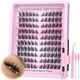 thumbnail image 1 of Kit de extensión de pestañas zanlufly Lash Clusters Cat Eye Manga LC, 1 of 6