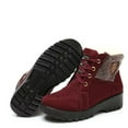 thumbnail image 6 of ATENAR Winter Boots for Women,Snow Boots,Warm,Slip on,Waterproof,Insulated,Flock,Red,(US:8.5), 6 of 9