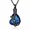 Black, variant on Heart Cremation Jewelry for Ashes Pendant - Simulated Birthstone Urn Necklace Mini Keepsake Cremation Keepsake Ashes Memorial Necklace for Women