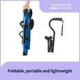 thumbnail image 5 of Medline Walker and Cane Combo for Caregivers, Seniors and Adults, For Leg or Foot Injuries, 5 of 7