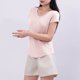 thumbnail image 5 of Mujeres Manga Corta Tops Casual, Color Sólido Cuello en V, Camiseta Casa Blusas para Mujeres, 5 of 5