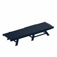 thumbnail image 4 of WestinTrends Malibu Outdoor Chaise Lounge Set of 2, All Weather Poly Lumber Patio Pool Lounge Chair with 5 Posistions Backrest, Navy Blue, 4 of 9