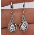 thumbnail image 1 of Pendientes gota de agua circonita diamante pendientes hebilla de oreja Mujer Lujo ligero versátil pequeña joyería, 1 of 6