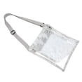 thumbnail image 3 of Sac Messager Transparent, Visible à l'Intérieur du Stade Sac Transparent Approuvé TPU pour Concerts Gris, 3 of 8