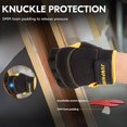 thumbnail image 3 of Guantes de trabajo JUMPHIGH de cuero sintético con pantalla táctil talla L, 3 of 8