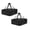 A570 Black 15.7x15.7x5.9" 2Pack, variant on 2Pcs Pizza Carrier Insulated Bags Large For Deliveries, Insulated Pizza Carrier Delivery Bag 15.7X15.7X5.9" Food Bag For Personal And Professional Use