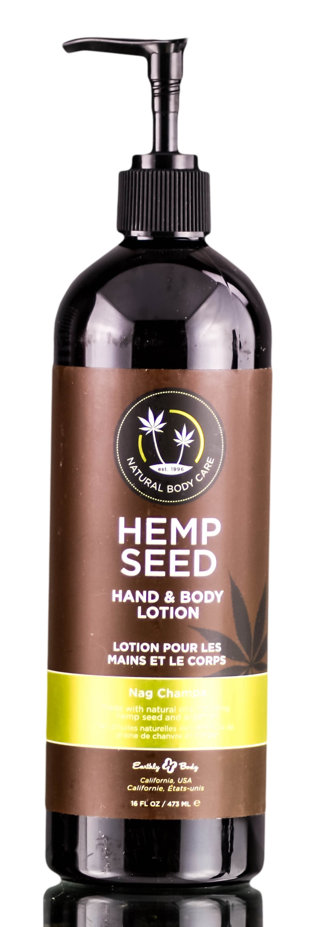 Earthly Body Hemp Seed Hand & Body Lotion Guavalava ( Nag Champa)