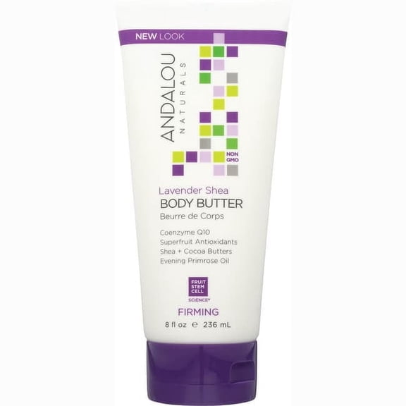 Andalou Naturals Body Butter, Lavender Shea - 8 Oz