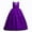 Purple, variant on Big Girls Lace Bridesmaid Dress Flower Girl Wedding Ball Dress Baby Princess Gala Evening Dress