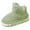 Green, variant on Womens Winter Boots, Soft Memory Foam Fuzzy House Ankle Platform Women Boots White 38