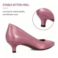 thumbnail image 5 of CHICVOMEY Comfortable Women Kitten Heel Pumps with Arch Support Lightweight and Non-Slip Fashion & Versatile Suitable for Work and Party, 5 of 8