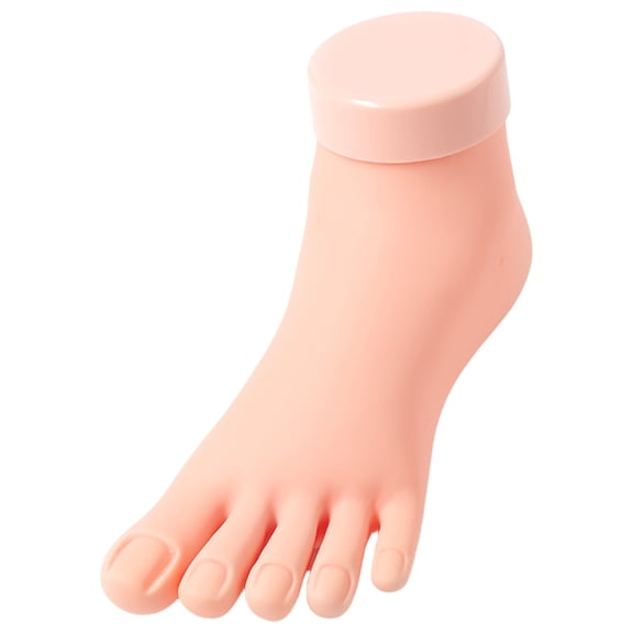 Practice False Foot Model Silicone Prosthetic Manicure Tool Practical False Foot Tool Nails Training Foot False Model