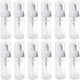 thumbnail image 1 of 12 botellas vacías de jabón de viaje | Botella dispensadora de espuma de plástico | Mini dispensador con bomba de jabón espumoso para limpieza, viajes, envases de cosméticos (50 ML) 30ml, 1 of 3