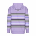 thumbnail image 4 of Oversize Hoodies for Women Pullover Fashion Loose Fitting Solid Color Long Sleeved Hoodie Sports Top, 4 of 5