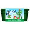 Ziploc Brand Holiday Food Storage Containers, Large Rectangle, 2 Count