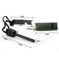 thumbnail image 2 of Magnesium Flint Fire Starter Block with Striker, Camping Fire Starter for Hiking and Outdoor Use, TIKA, 2 of 8