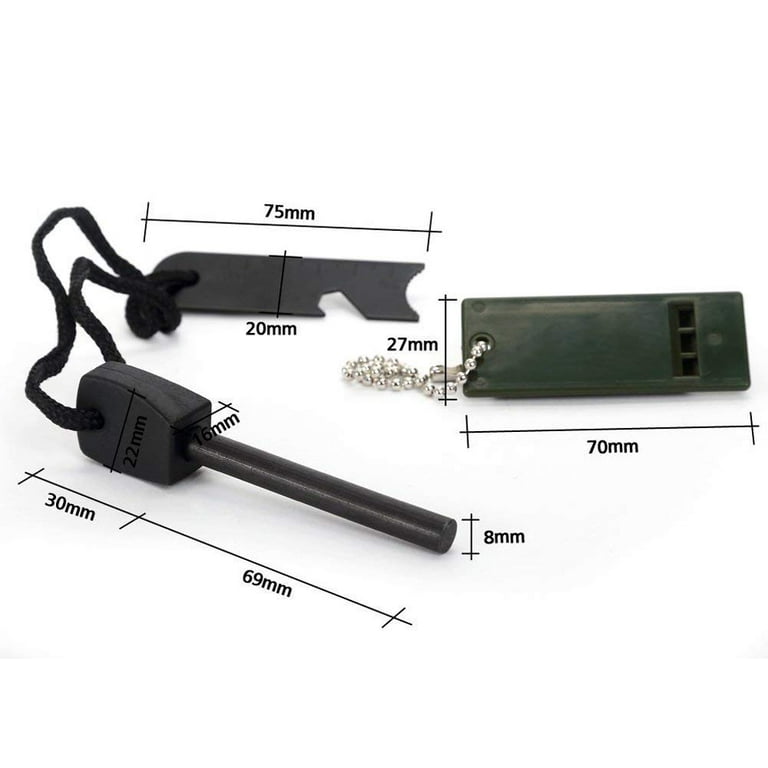Survival Fire Starter Emergency Fire Starter - Magnesium Flint Striker For Camping & Survival Kits Flint And Steel - Foto 13