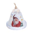 thumbnail image 1 of Cateissary Campanas de árbol de Navidad, campana artesanal de hierro de cáñamo, colgantes tradicionales exquisitos para festivales, colgante de Navidad Kits de decoración para fiestas Blanco Cateissary HA070665-02, 1 of 6