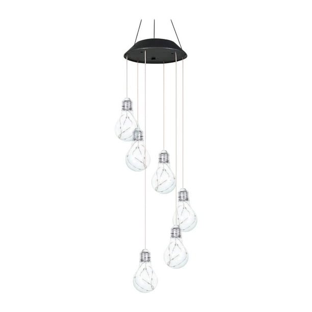 Campanas de viento solares, luces de campana de viento solares para jardín, decoración al aire libre de Patio con campana de viento, regalo de cumplea