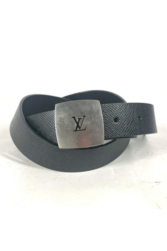 Pre-Owned LOUIS VUITTON M6886V Taiga Santur LV CUT Accessories Logo Buckle Belt... (Good)