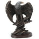 thumbnail image 2 of Estatua De águila, Elegante Adorno De Resina Duradero Para El Hogar, 2 of 7